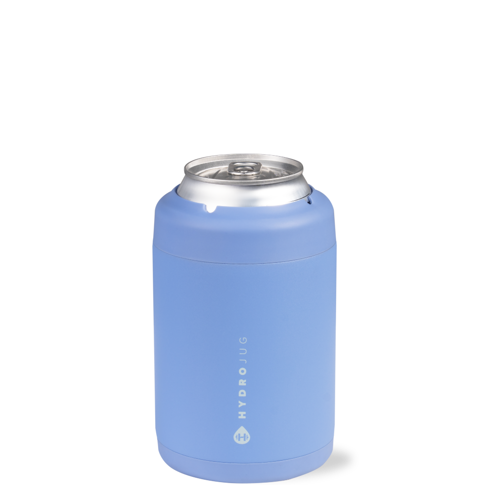 Light Blue Can Cooler 12oz
