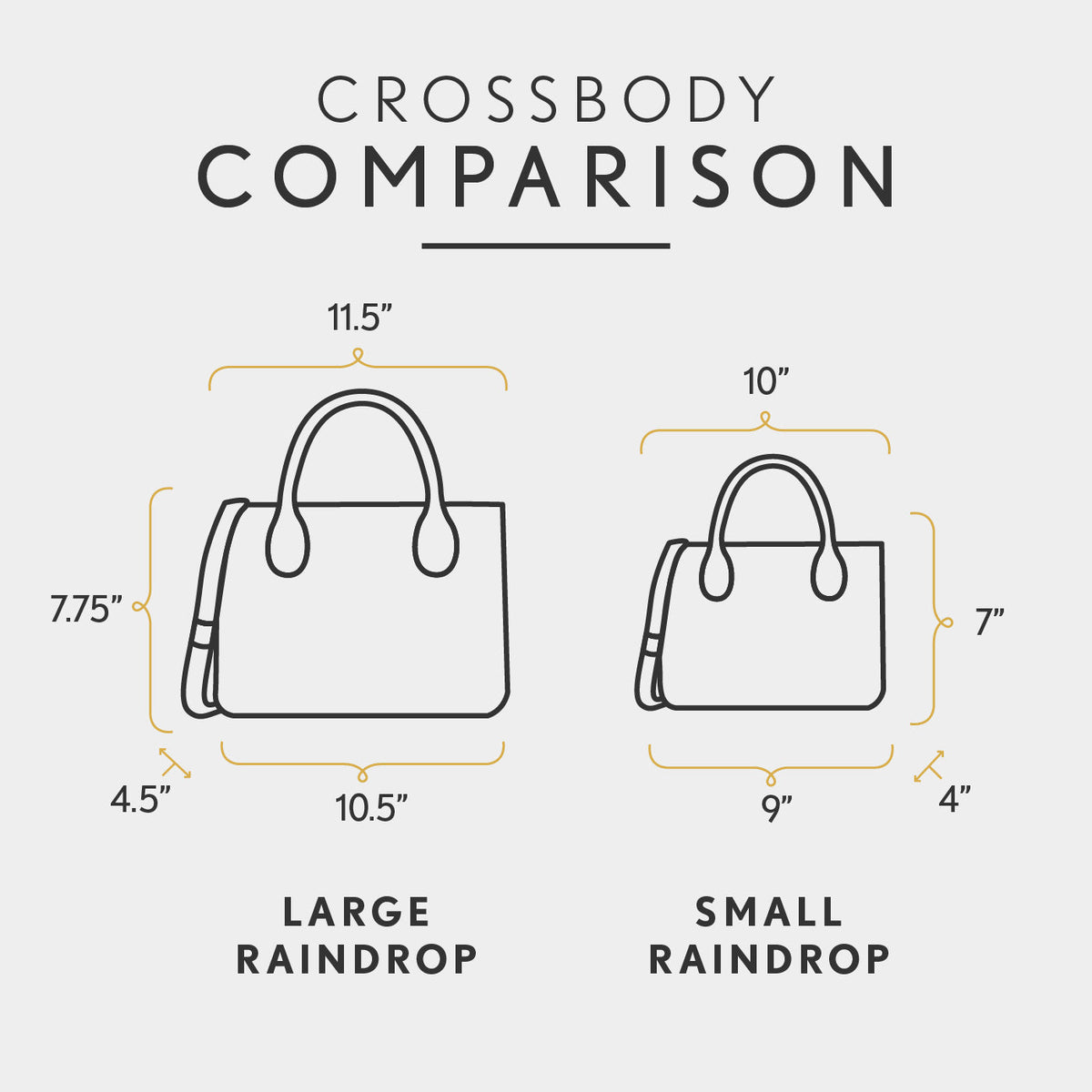 Almost Perfect' Raindrop Crossbody Bag
