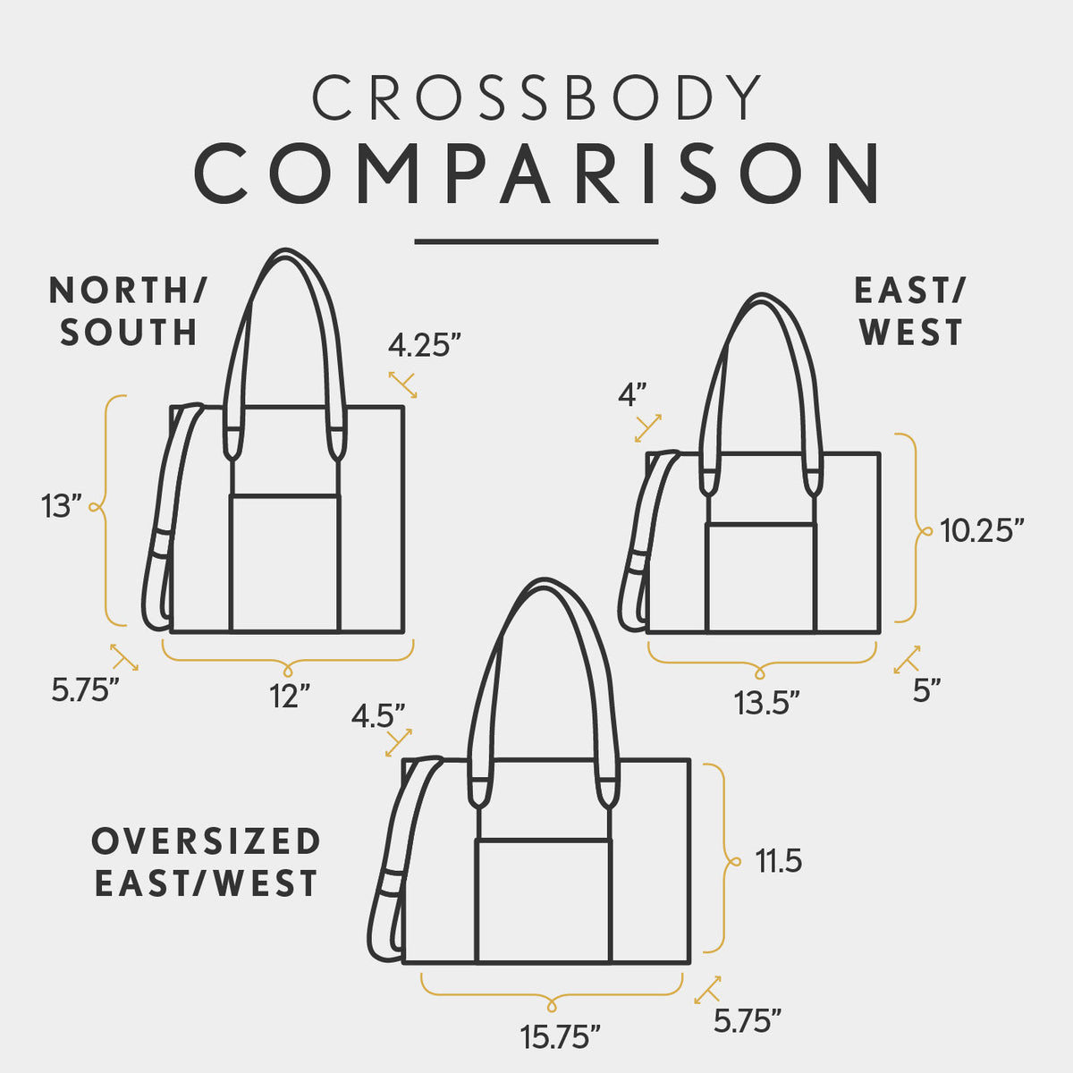 Almost Perfect' Large Lola Zipper Crossbody Tote