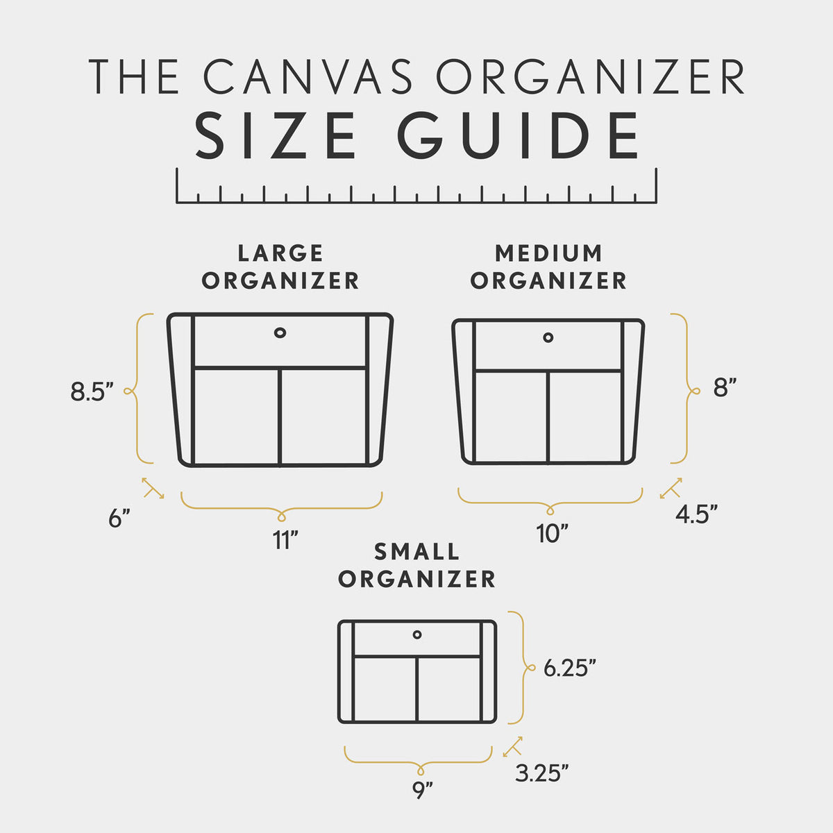 Canvas Purse Organizer
