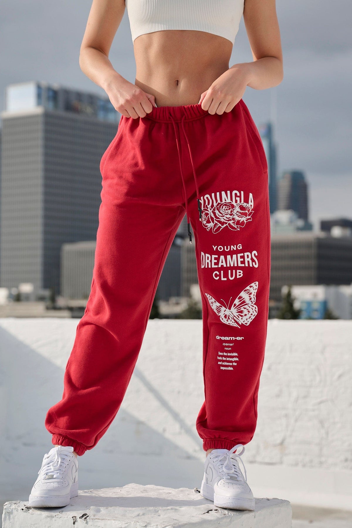 W211 Dreamers Joggers - Deep Red / XSmall