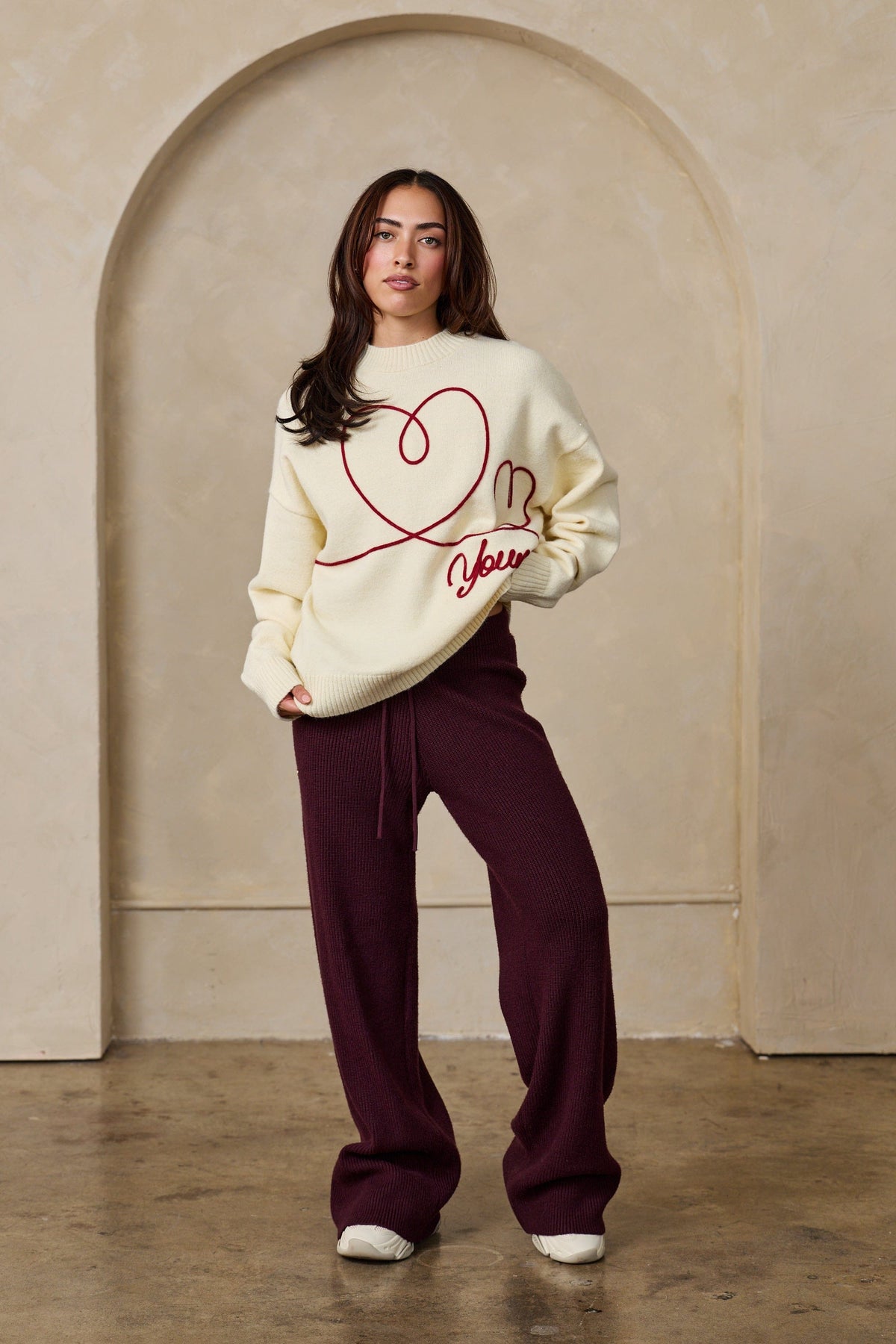 W5220 Hearts Sweater