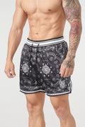 132 Infamous Bandana Shorts - Black / Small