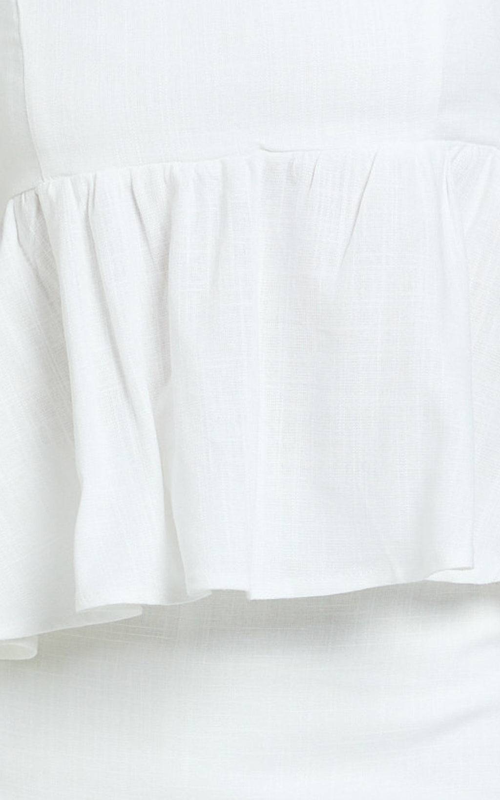 Zoe Top - Tie Strap Cami Top in White
