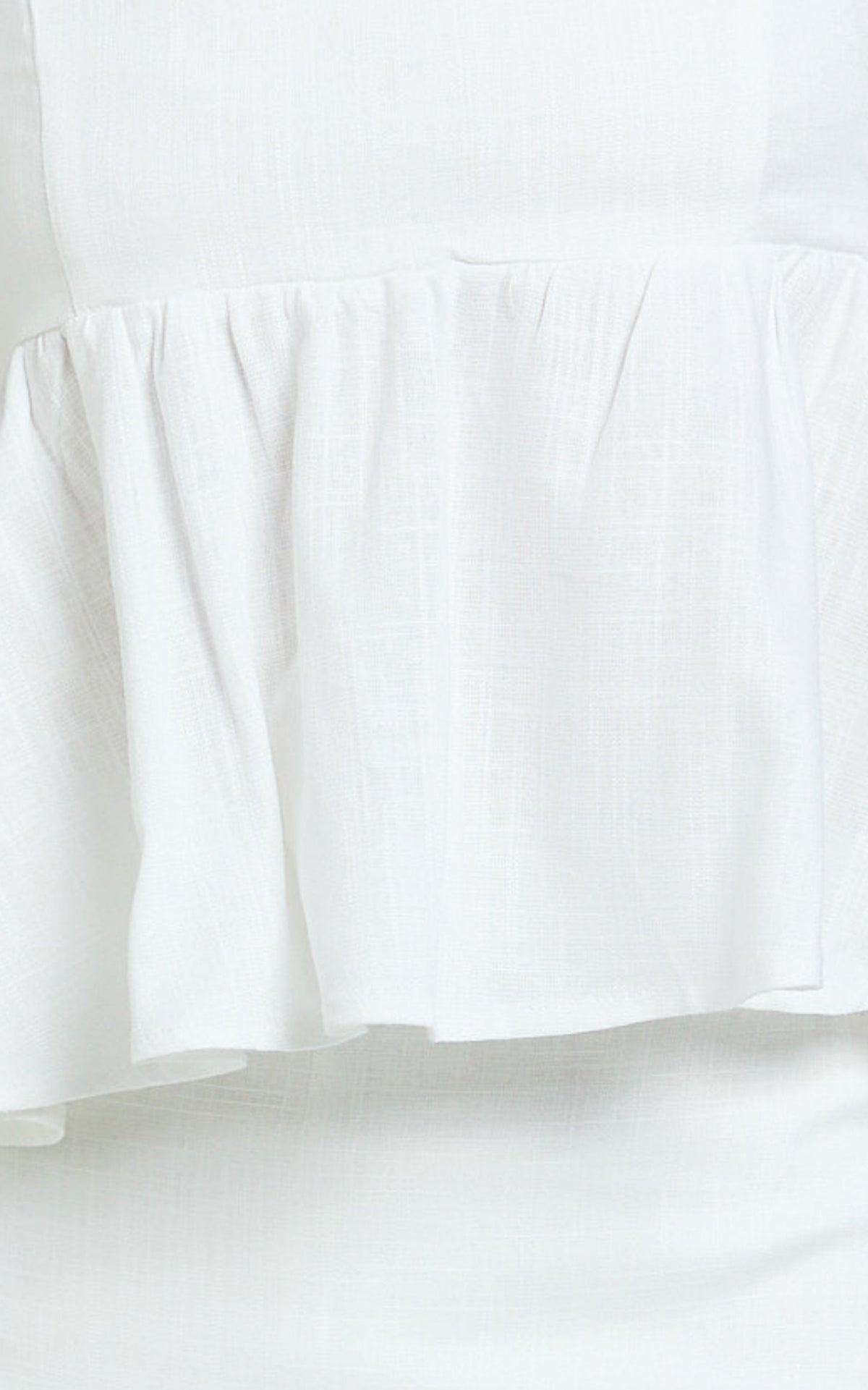 Zoe Top - Tie Strap Cami Top in White