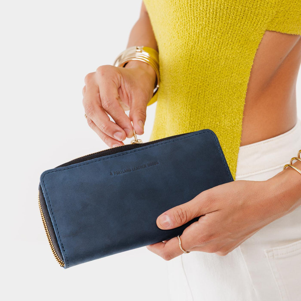 Accordion Zip Wallet
