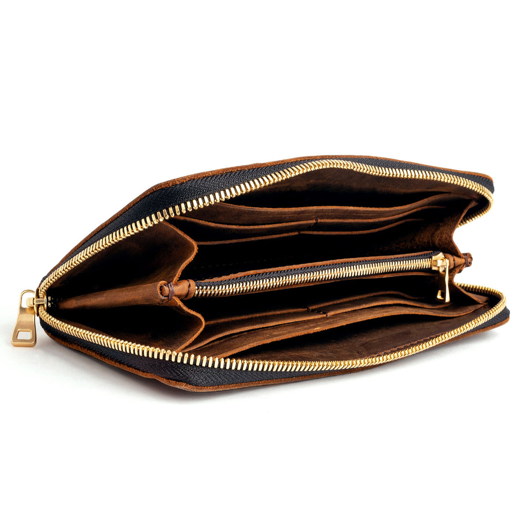 Accordion Zip Wallet