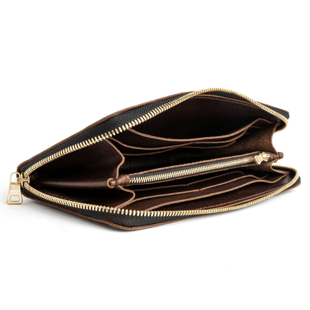 Accordion Zip Wallet