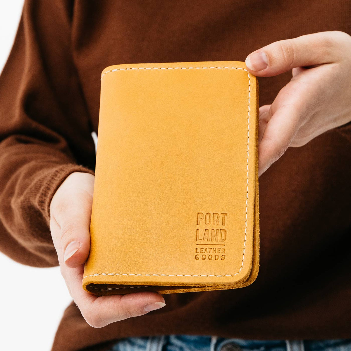 Almost Perfect' Leather Modern Passport Holder