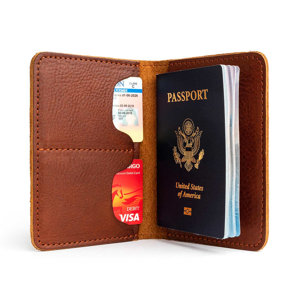 Almost Perfect' Leather Modern Passport Holder