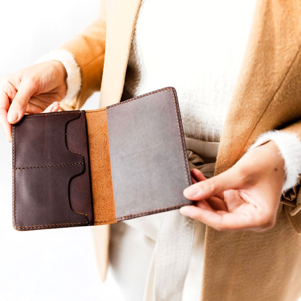 Almost Perfect' Leather Modern Passport Holder