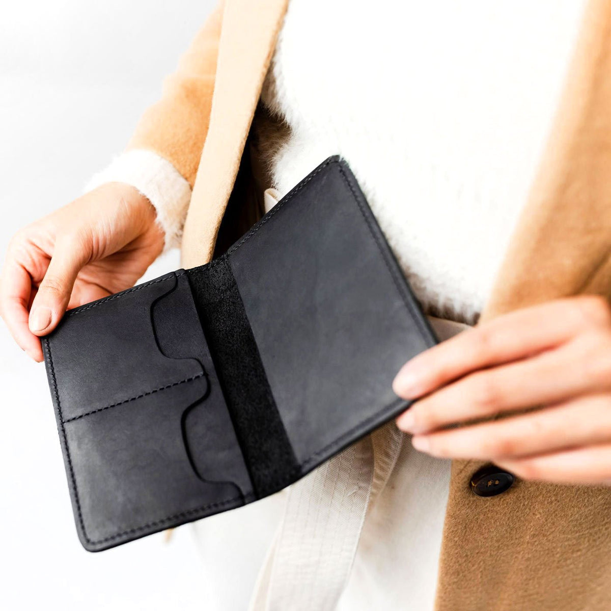 Almost Perfect' Leather Modern Passport Holder