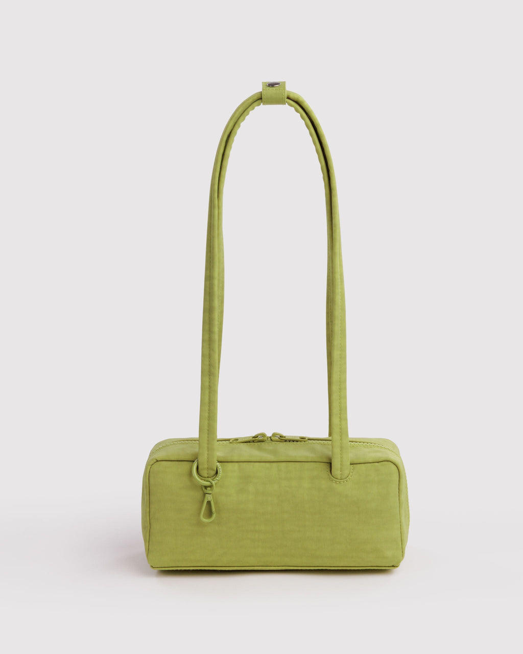 Small Nylon Bowler Bag - Chartreuse