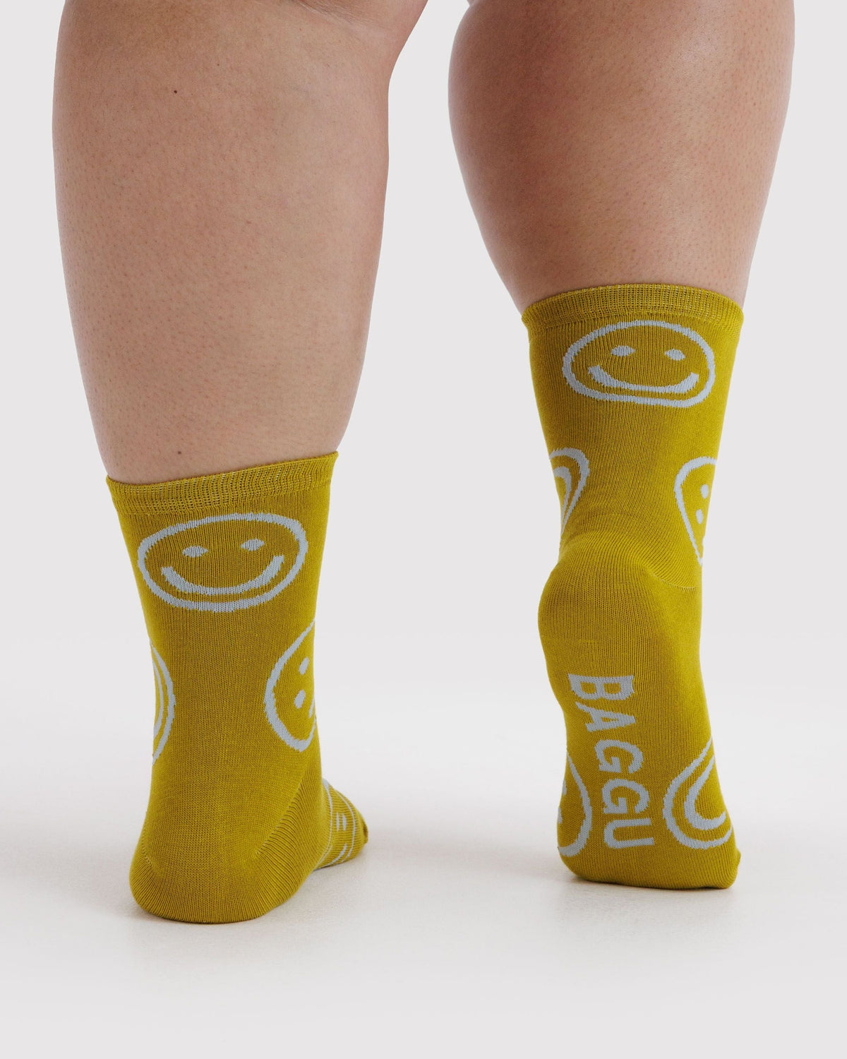 Crew Sock - Ochre Happy - image 3