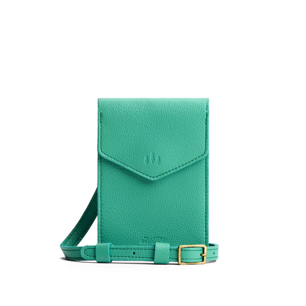 Spruce | Slim, phone-shaped crossbody purse with magnetic closure