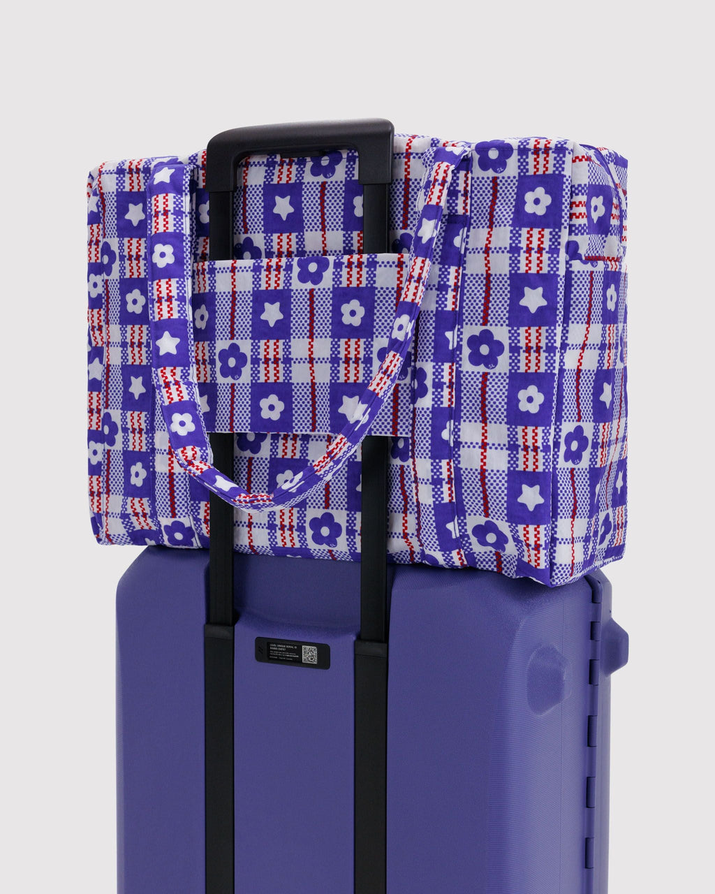 Cloud Carry-on - Market Plaid Blue - image 2