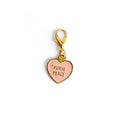 Purse Peace | Heart shaped charm with lobster clasp