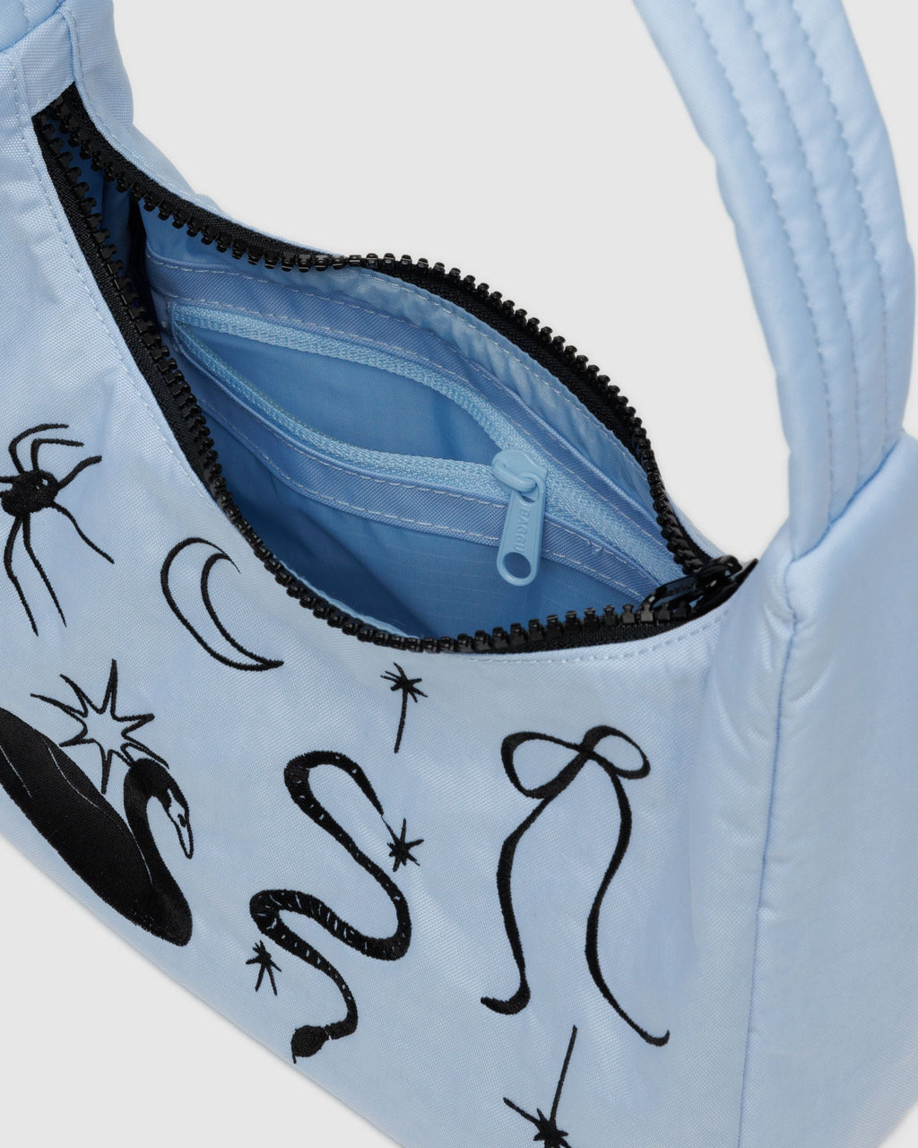 Mini Nylon Shoulder Bag - Embroidered Ballet Icons - image 4