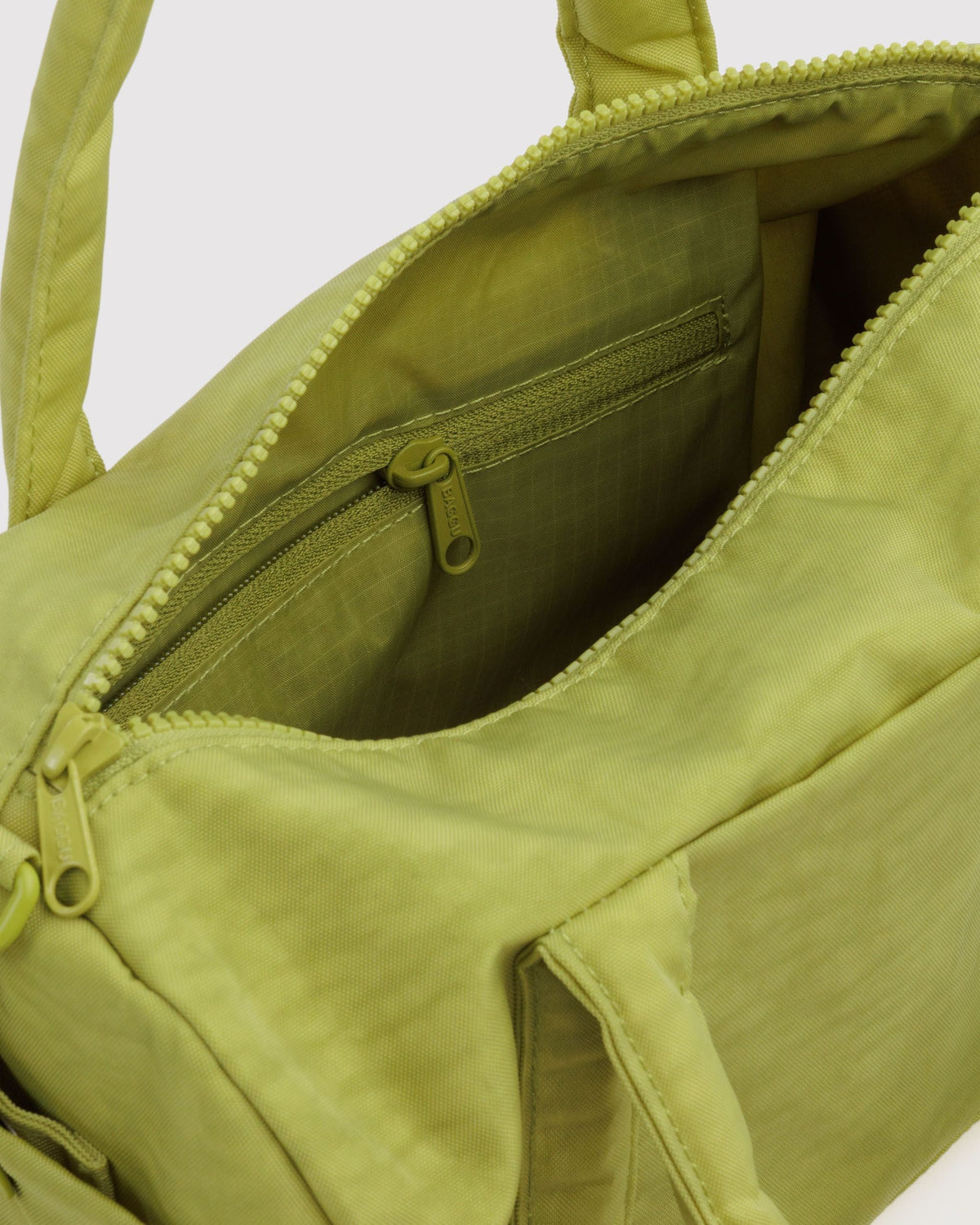Nylon Duffle Bag - Chartreuse - image 5