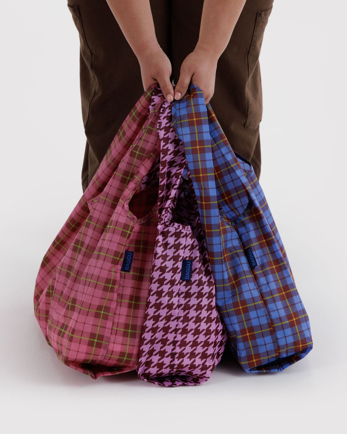Standard Baggu Set of 3 - Check Mix - image 2