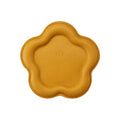 Sunshine | Floral shaped leather tray with stuffed edges 
