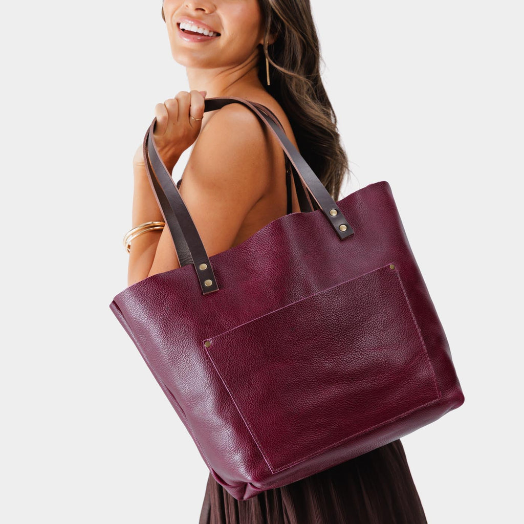 Almost Perfect' Leather Tote Bag