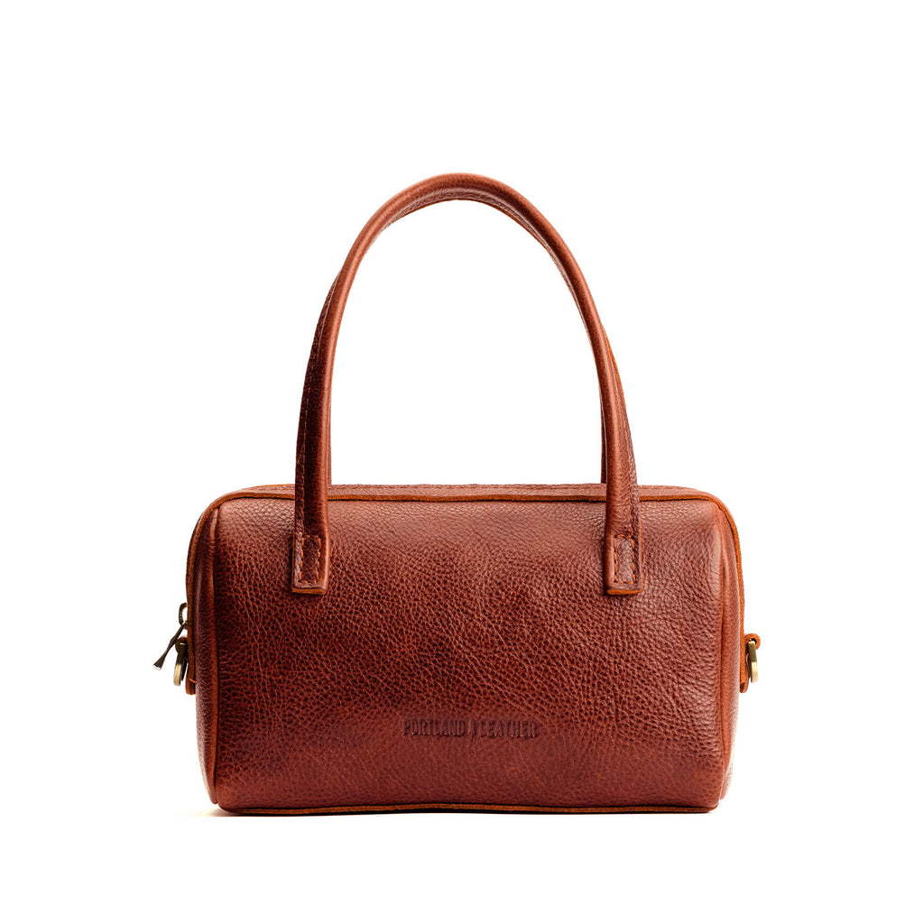 Nutmeg*Small | Mini duffle shaped handbag with crossbody strap