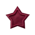 Orchid | Star shaped leather tray with stuffed edges 