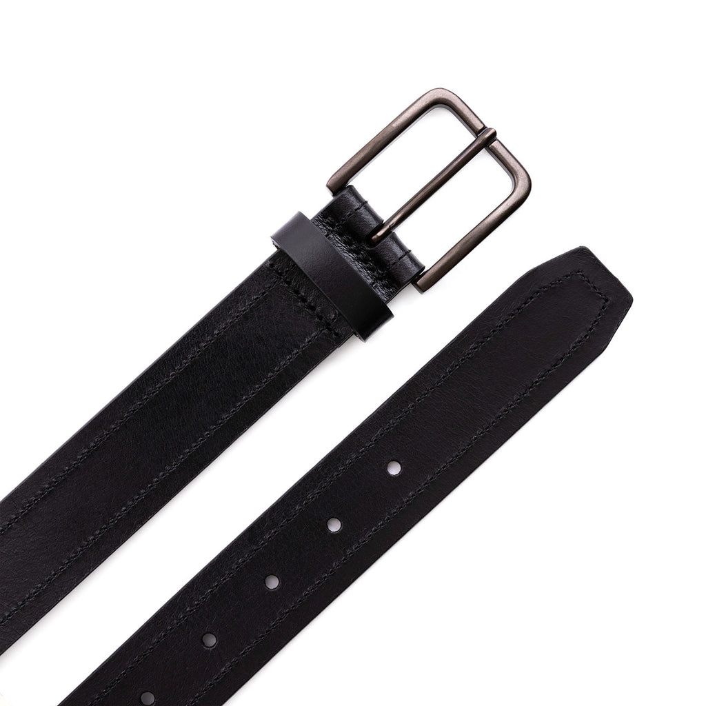 Men's Top Stitch Leather Belt