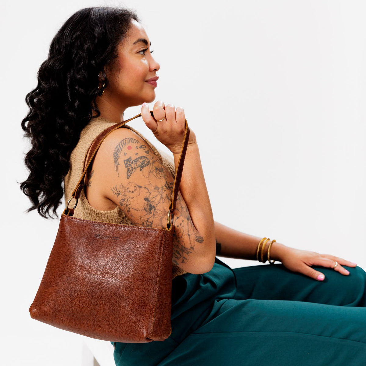 Almost Perfect' Triangle Shoulder Bag