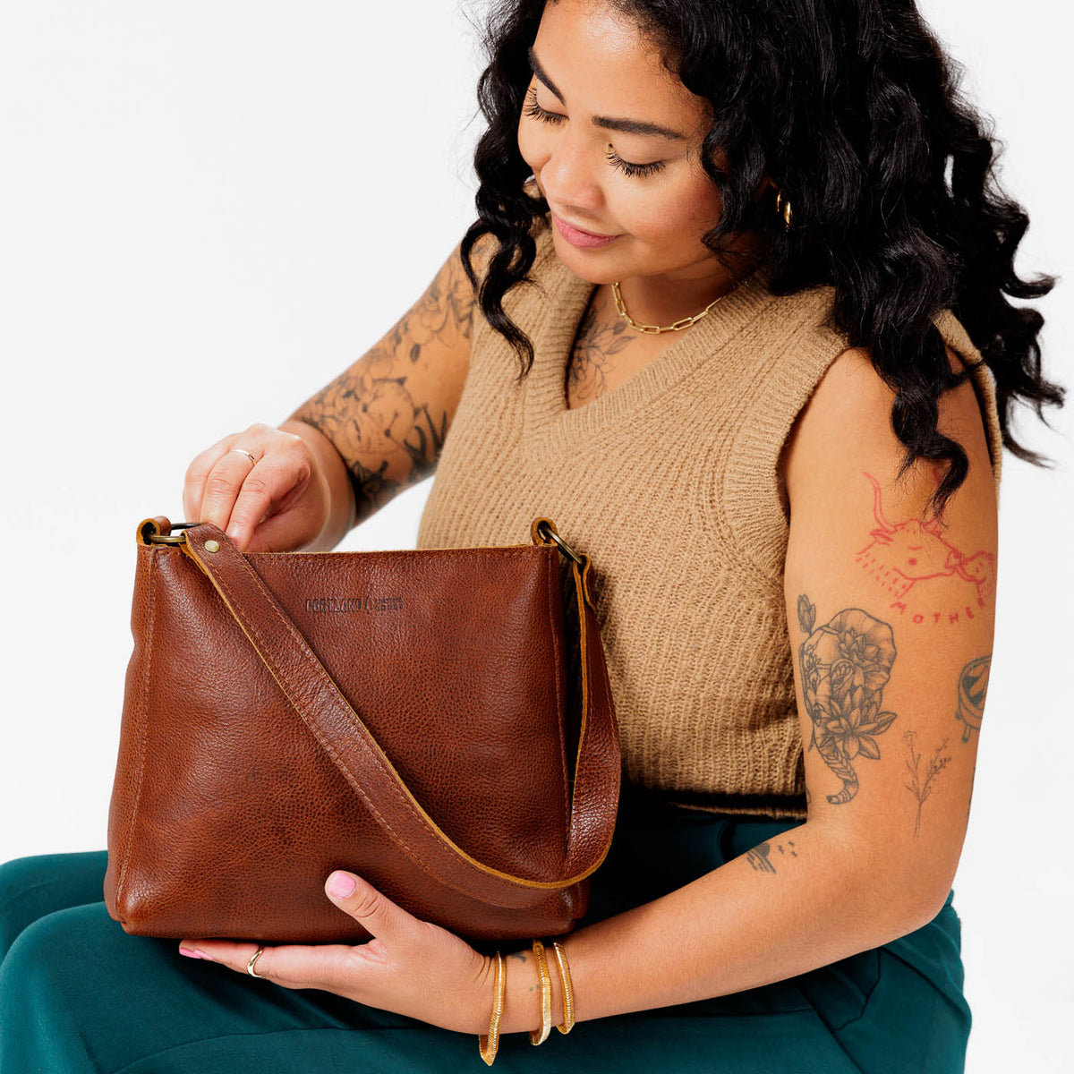 Almost Perfect' Triangle Shoulder Bag