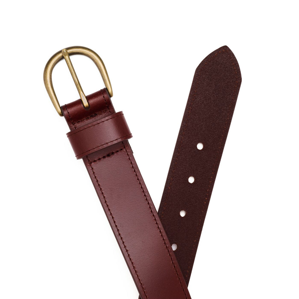 Women's Wide Loop Leather Belt