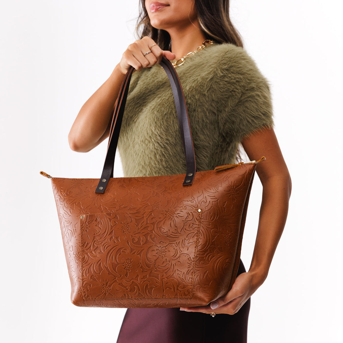 Almost Perfect' Leather Tote Bag