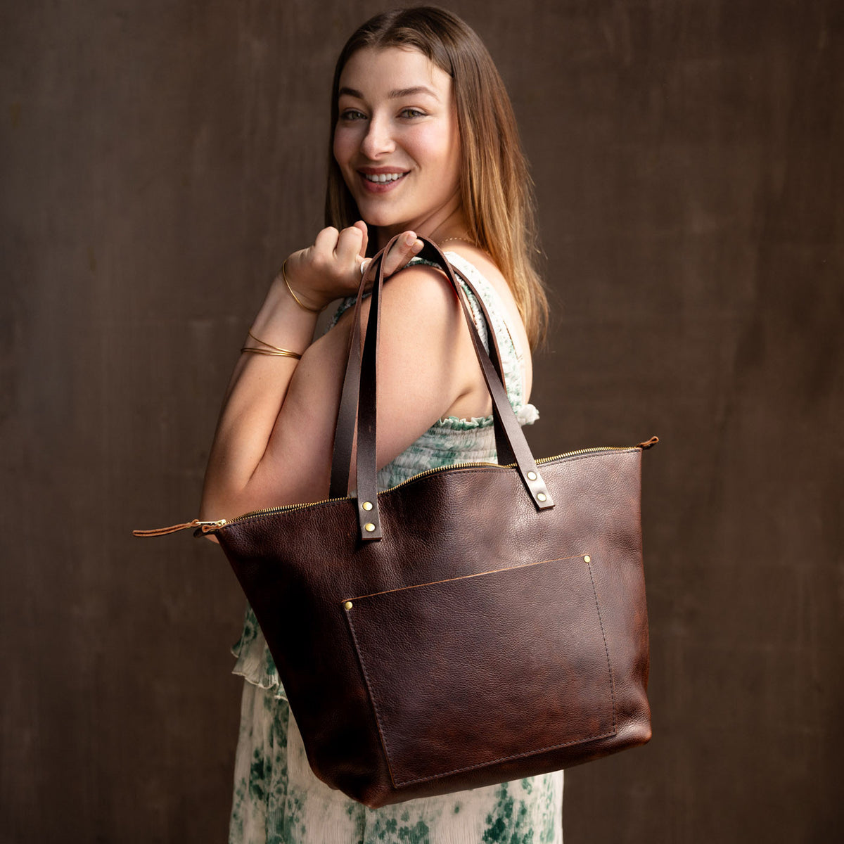 Almost Perfect' Leather Tote Bag